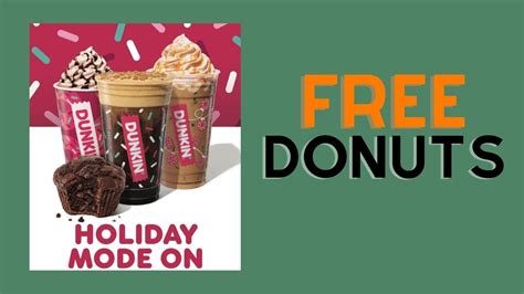 Free Donut Dunkin Code