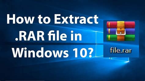 free download rar extractor for windows 10