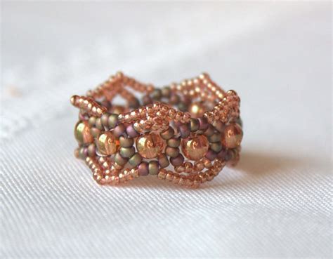Free Easy Beaded Ring Patterns