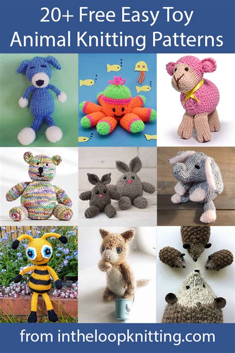 Free Easy Knitting Patterns For Stuffed Animals
