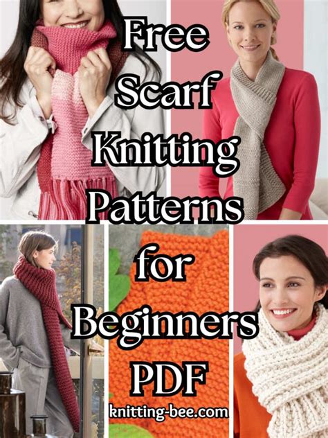 Free Easy Scarf Knitting Patterns Pdf