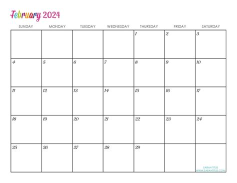Free Editable Calendars 2024