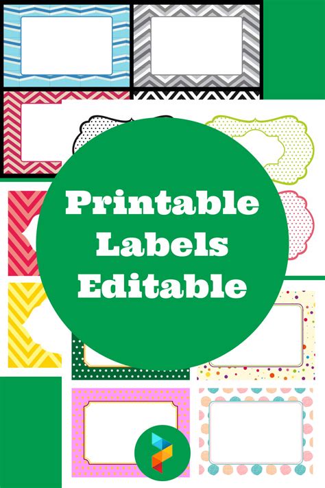 Free Editable Labels Printable