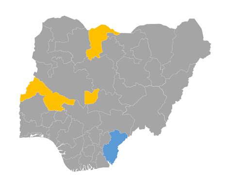 free editable map of nigeria