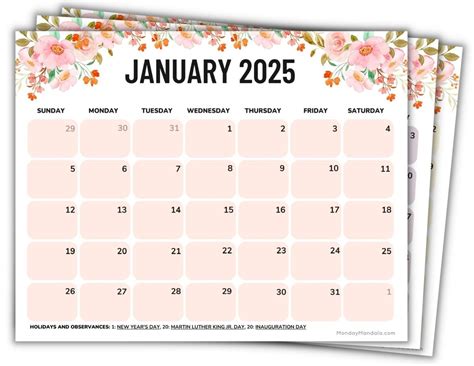 Free Editable Printable Calenders