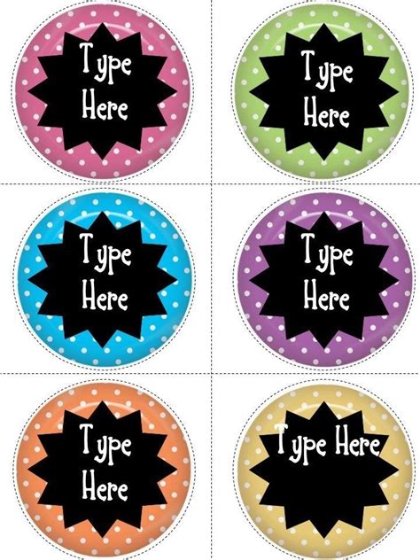 Free Editable Printable Classroom Labels