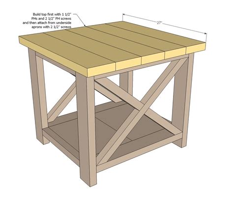 DIY table Diy end tables, Wood table diy, Diy furniture projects