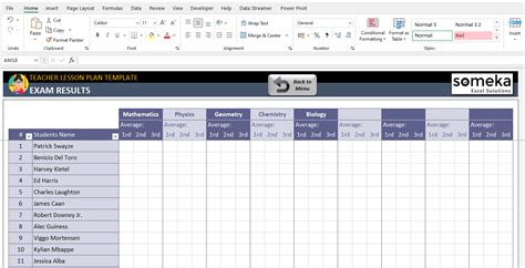 free excel for teachers