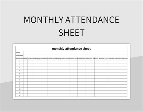 5 Free Excel Sheets