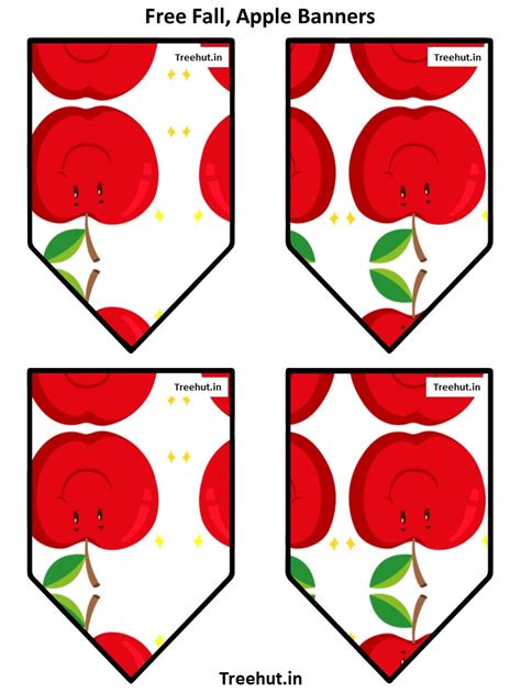 Free Fall Apple Printables