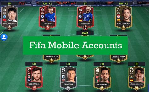 free fifa mobile accounts