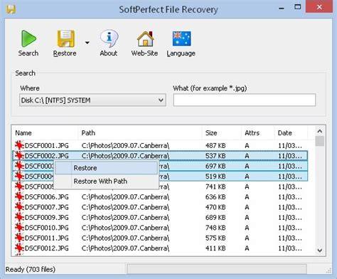 Free File Recovery Software Features