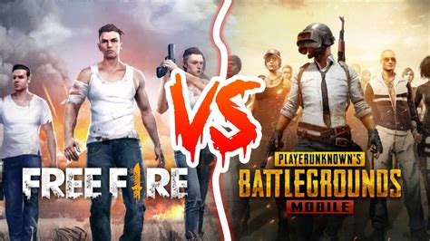 Free Fire Versus Pubg