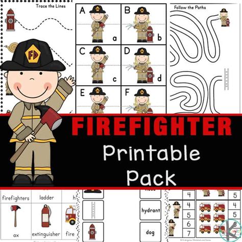 Free Fireman Printables