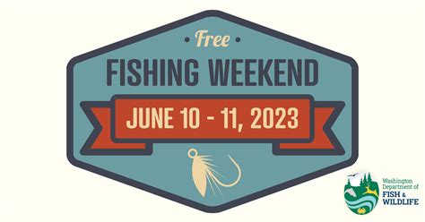 free fishing weekend 2024 washington
