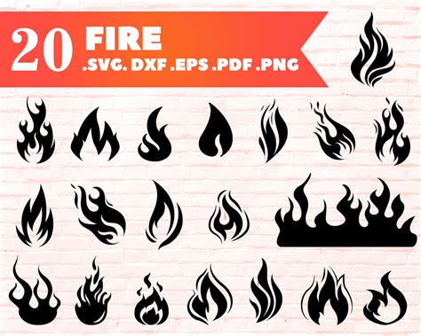 free flame svg file