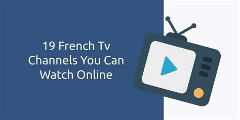 free french tv channels online