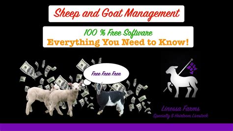 free goat management software