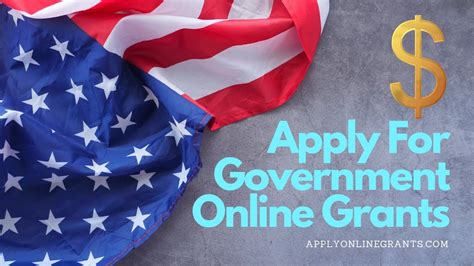 free government grants applications online