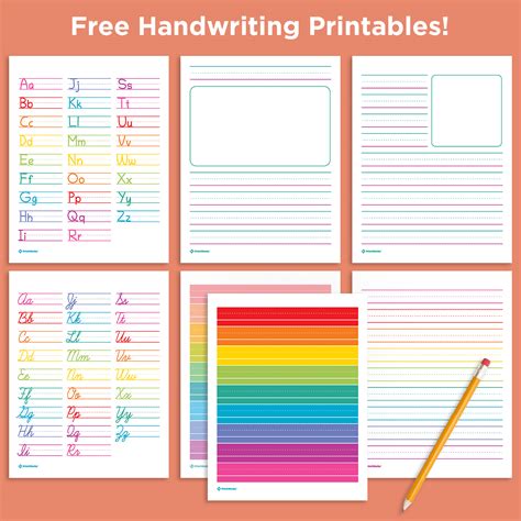 Free Handwriting Practice Printables