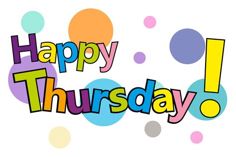 free happy thursday clip art