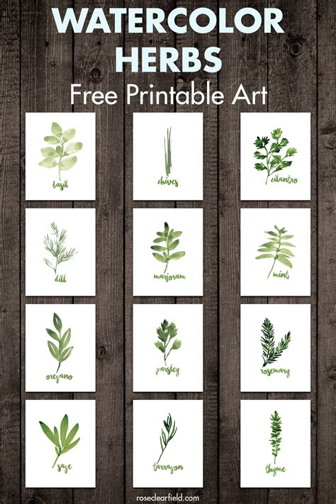 Free Herb Printables