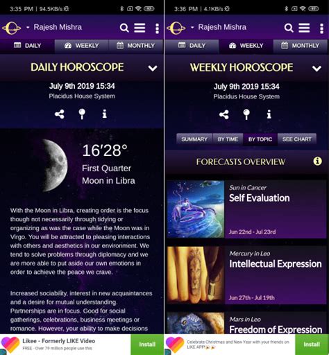 Free Horoscope Apps