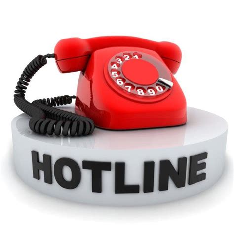 free hotline to talk about problems