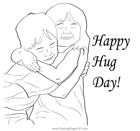 Free Hug Time Printable