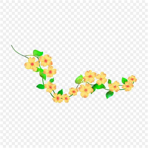 Free Illustration Vector Flower Vine Yellow Texture Pattern: A Guide for Creative Designers