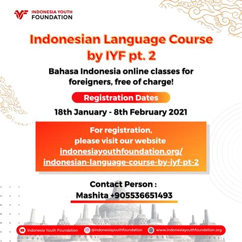 free indonesian language course