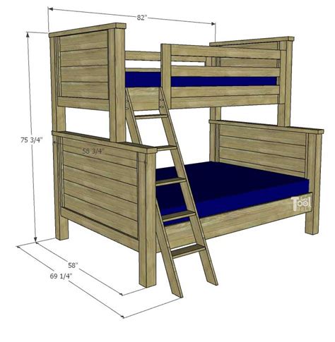 DIY Side Slide Bed Playhouse InstructionsDIY Kids Bunk Bed Free Plans
