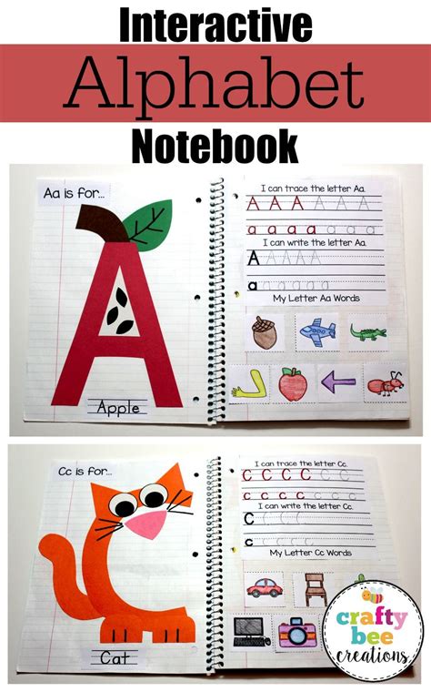 Free Interactive Alphabet Notebook Printables