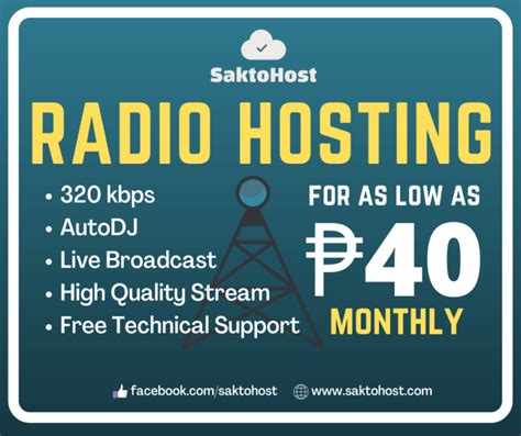 free internet radio hosting