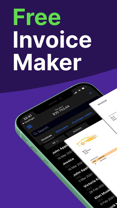 free invoice maker app for iphone