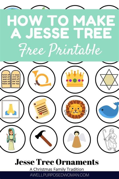 Free Jesse Tree Printable Grade 2