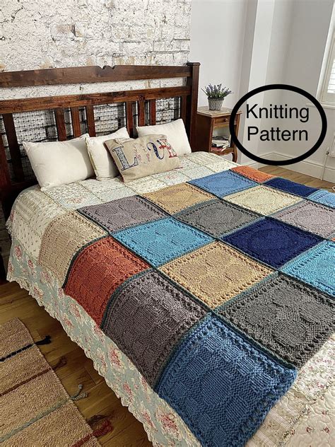 Free Knitting Patterns For Blankets Squares