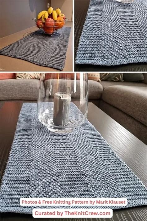Free Knitting Patterns Table Runners