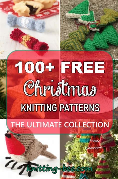 Free Knitting Patterns Uk Christmas