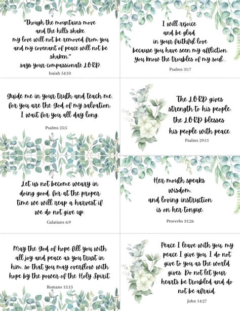 Free Leaf Printable With Scripture