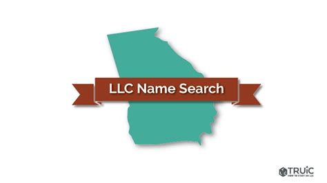 free llc georgia name search