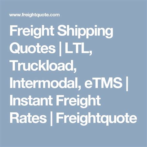 free ltl shipping quotes online