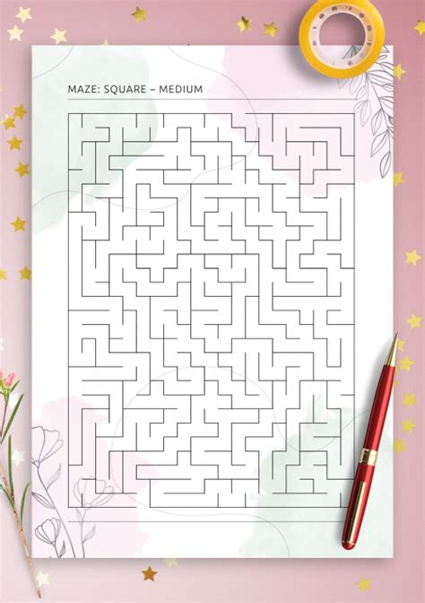 Free Maze Maker Printable