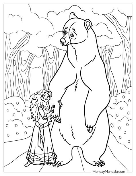 Free Merida Coloring Pages