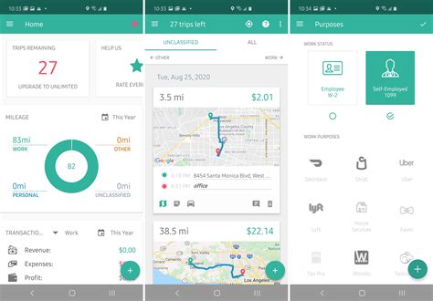 free mileage tracker app android