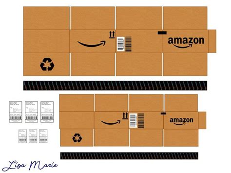 Free Miniature Amazon Box Printable