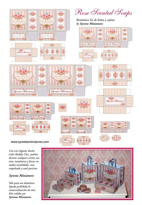 Free Miniature Printables Soap Boxes