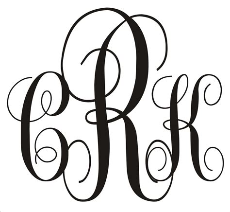 Free Monogram Template For Letterhead