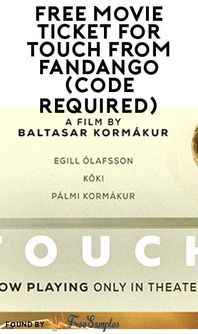 free movie ticket fandango code
