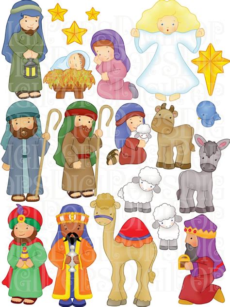 Free Nativity Figures Printable Lds